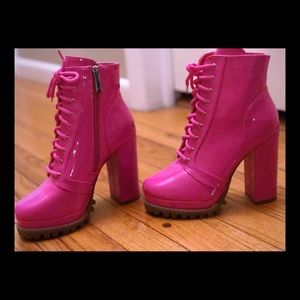 BODAK BIG GIRL CRUSH LACE UP BOOTS